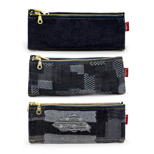 Luddite Denim Bendy Pen Case - Okayama Denim - Pen Cases