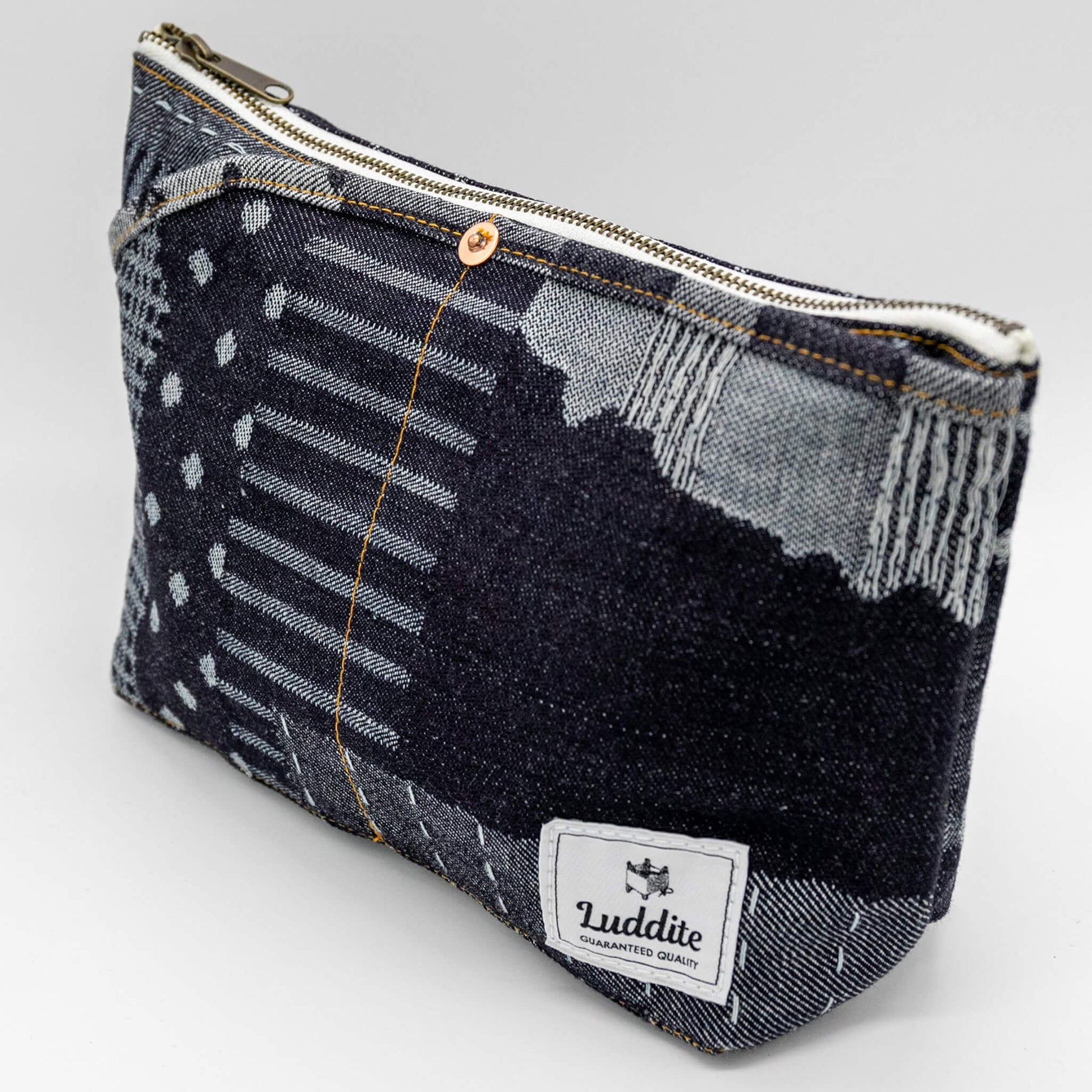 Luddite Denim Boat Pouch M - Okayama Denim - Pouches