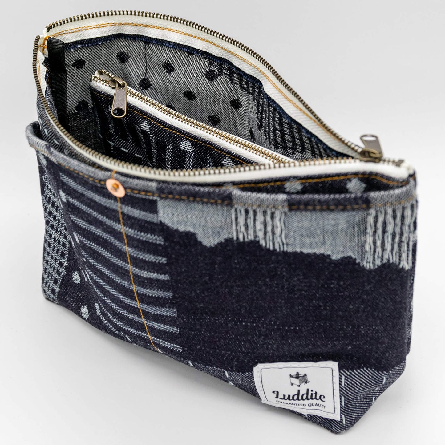 Luddite Denim Boat Pouch M - Okayama Denim - Pouches