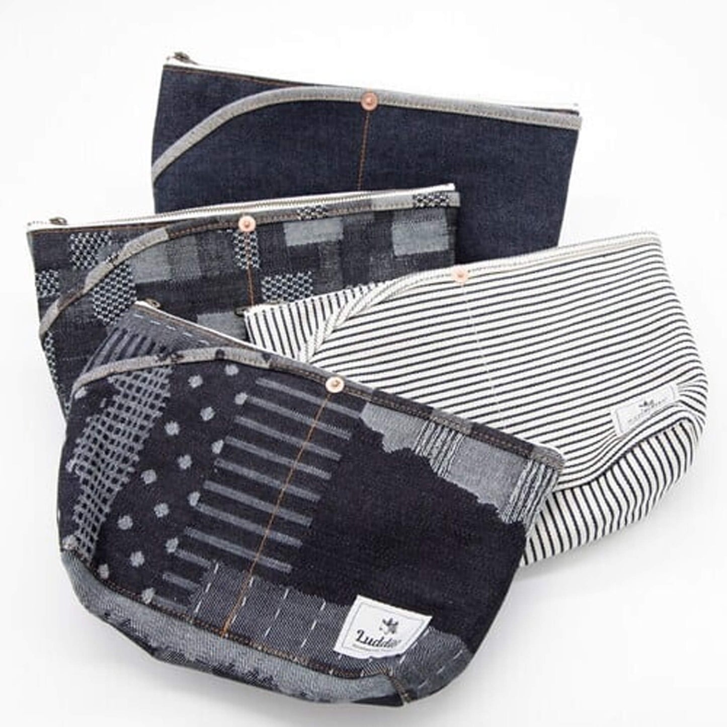 Luddite Denim Boat Pouch M - Okayama Denim - Pouches