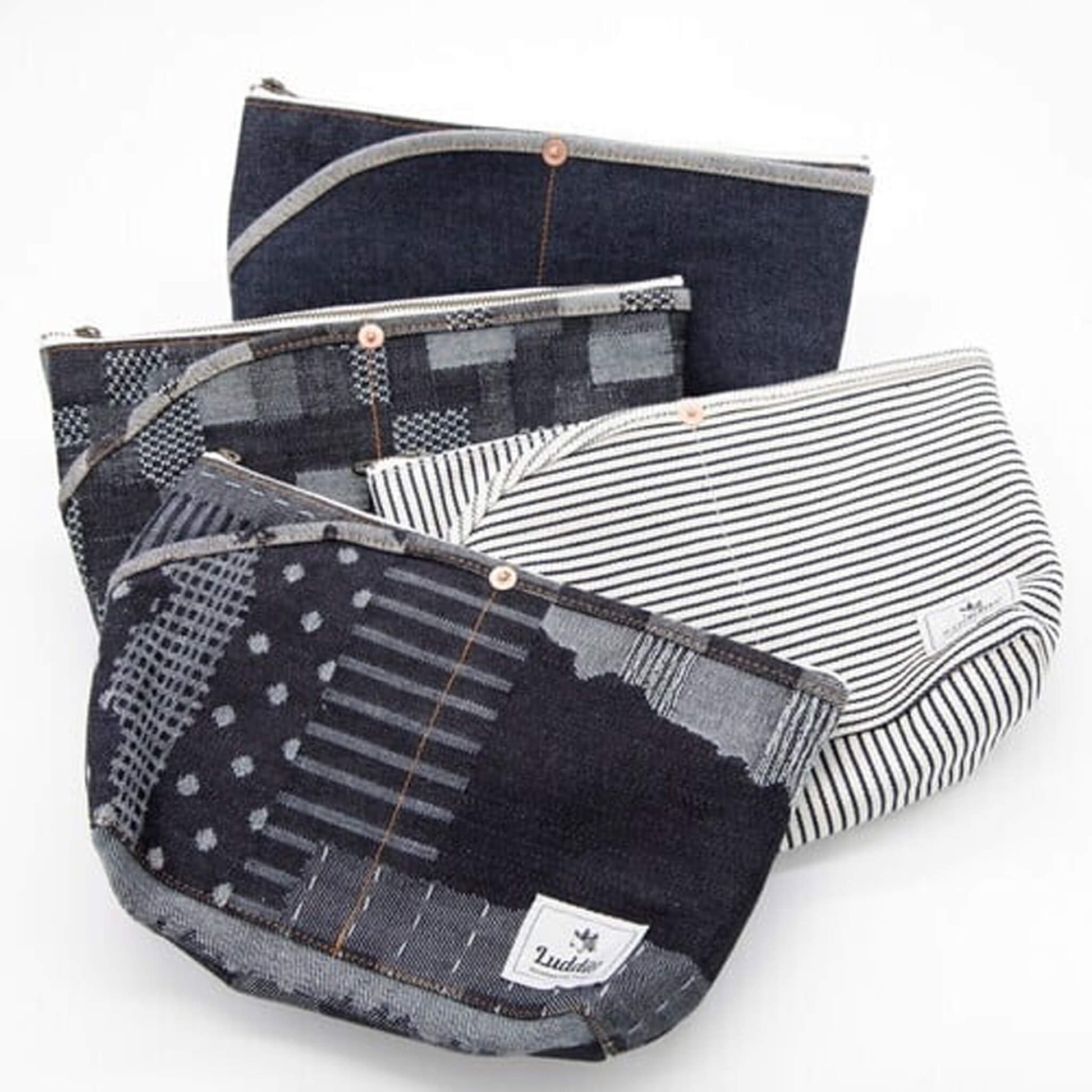 Luddite Denim Boat Pouch M - Okayama Denim - Pouches