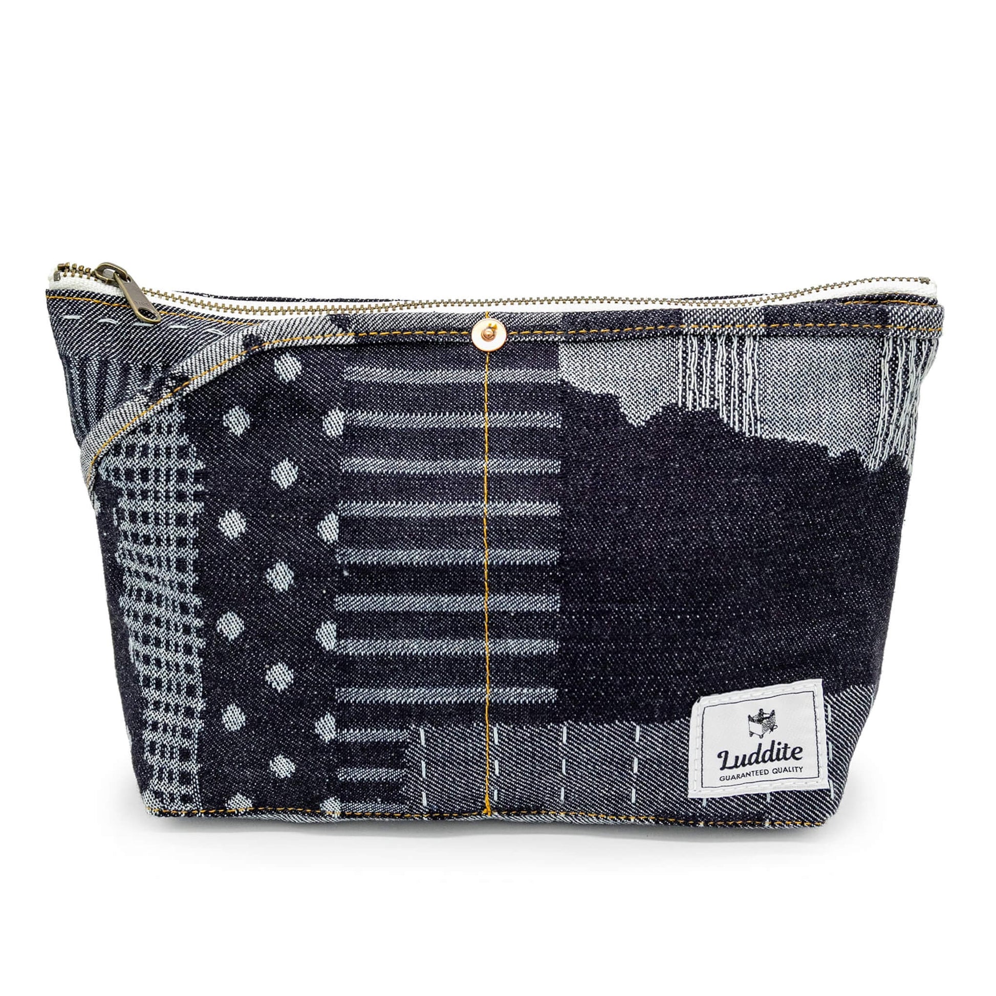 Luddite Denim Boat Pouch M - Okayama Denim - Pouches
