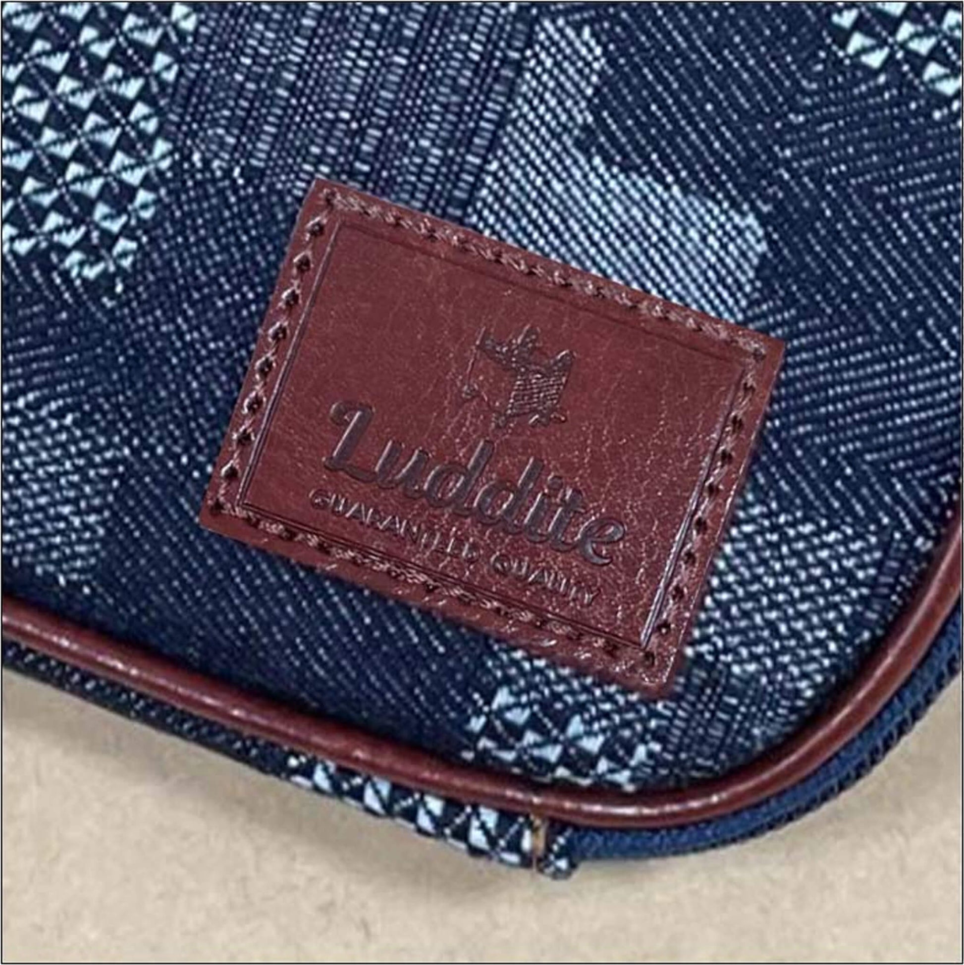 Luddite Denim Round Zip Pen Case - Okayama Denim - Pen Cases