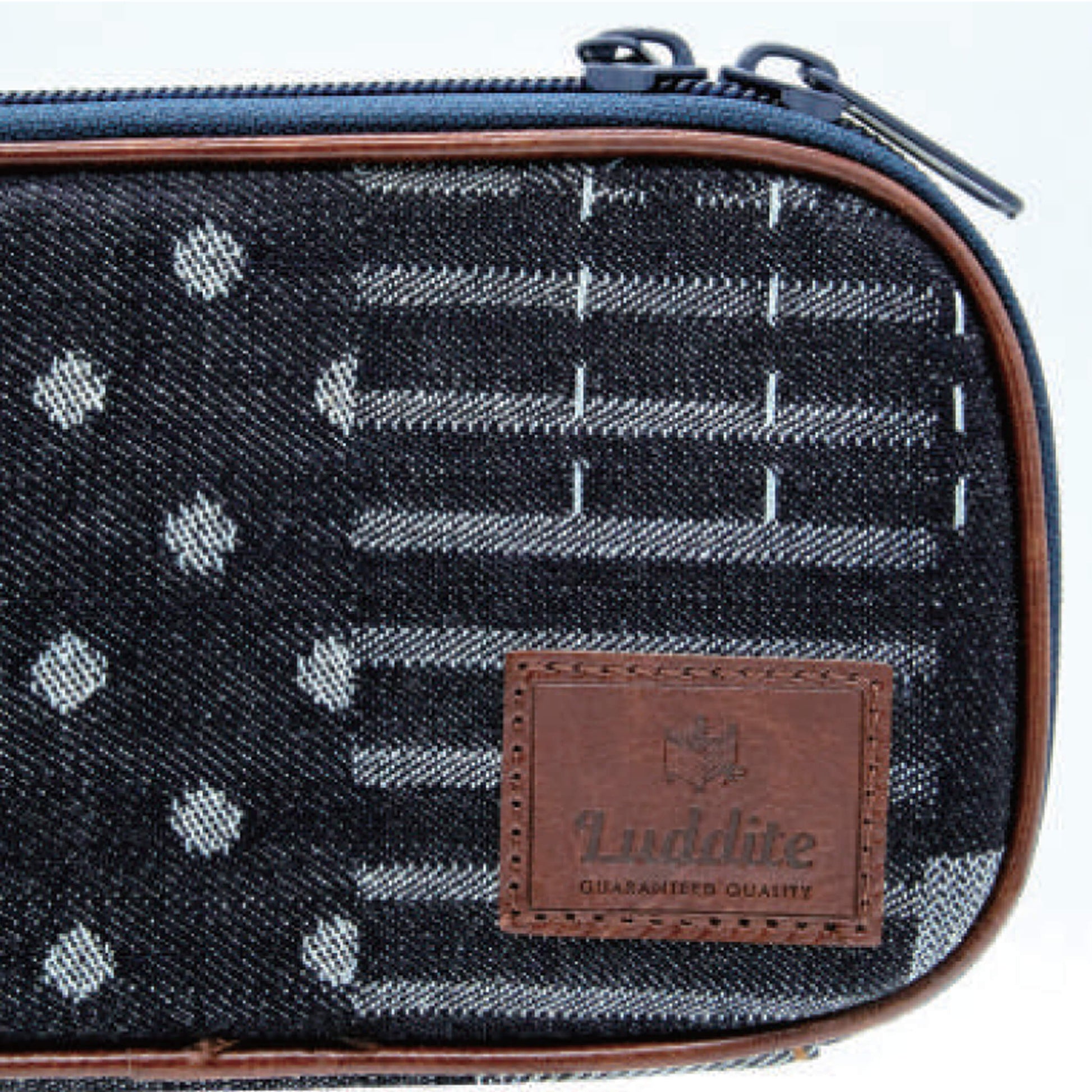 Luddite Denim Round Zip Pen Case - Okayama Denim - Pen Cases