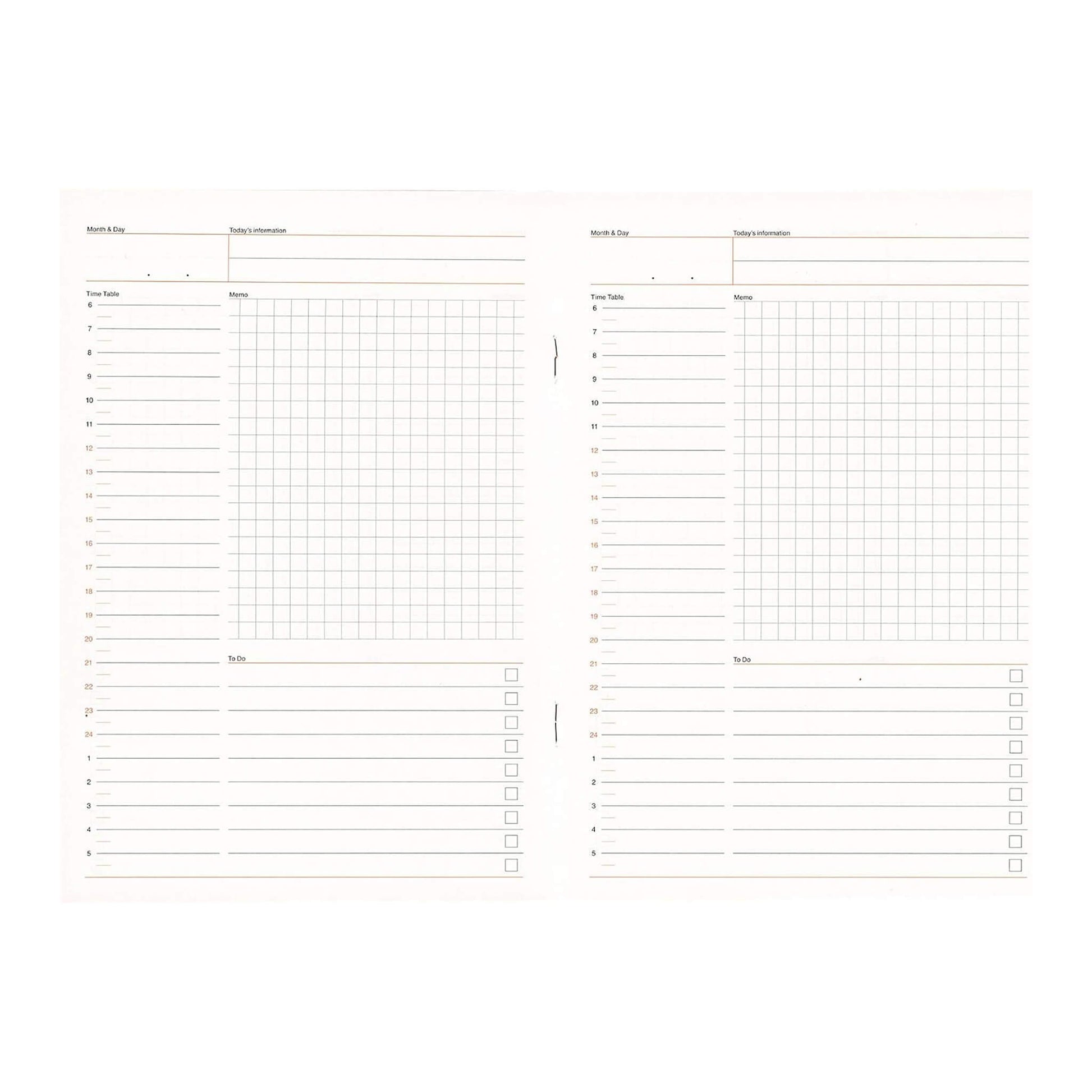 Luddite Function Notebook A5 - Daily Planner - Diaries & Planners