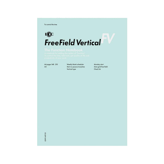 Luddite Function Notebook A5 - FreeField Vertical - Diaries & Planners