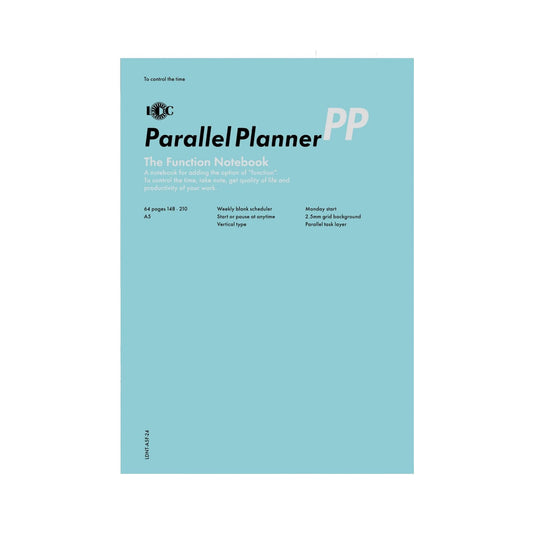 Luddite Function Notebook A5 - Parallel Planner - Diaries & Planners