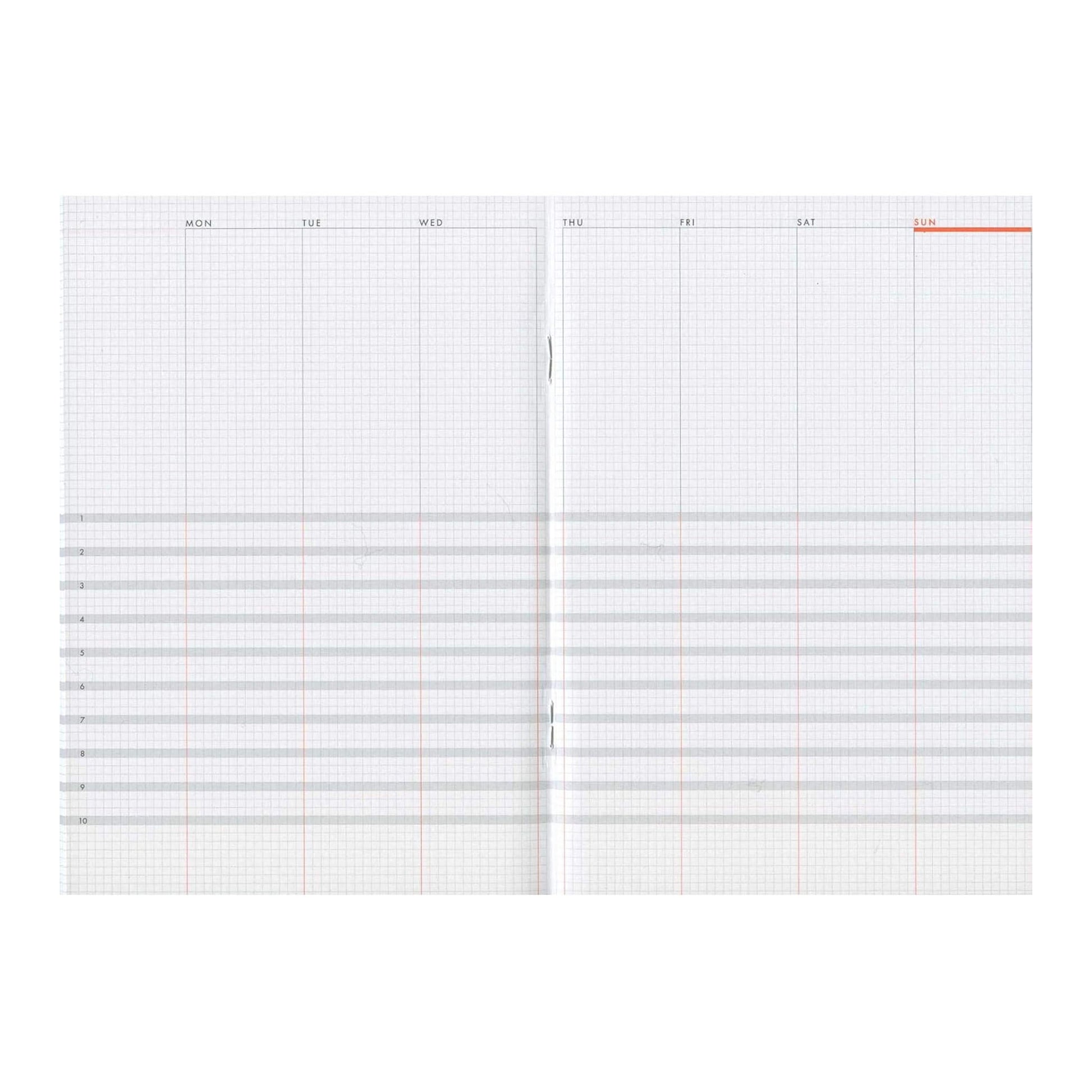 Luddite Function Notebook A5 - Parallel Planner - Diaries & Planners