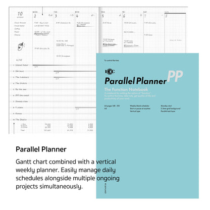 Luddite Function Notebook A5 - Parallel Planner - Diaries & Planners