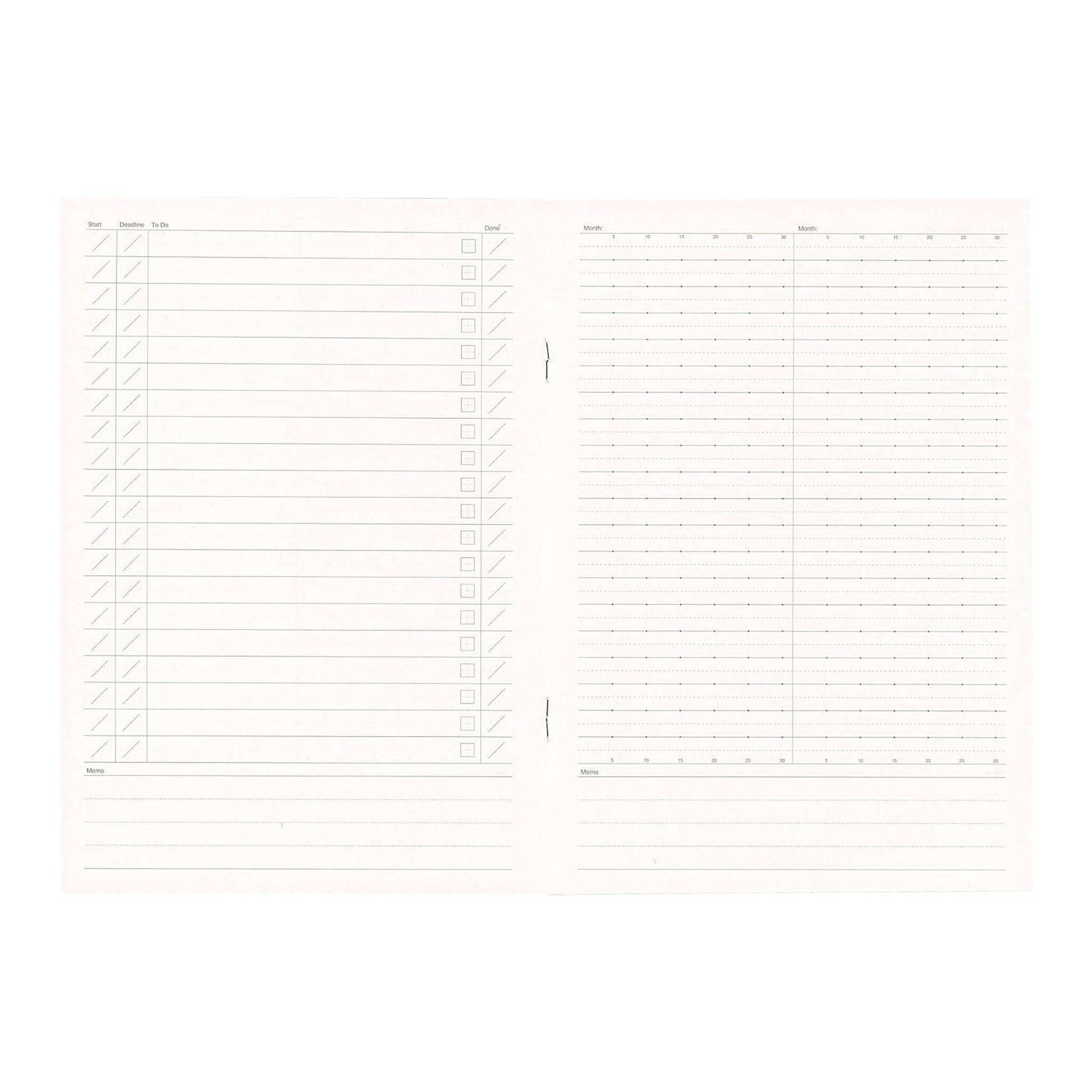 Luddite Function Notebook A5 - To Do List - Guided Journals