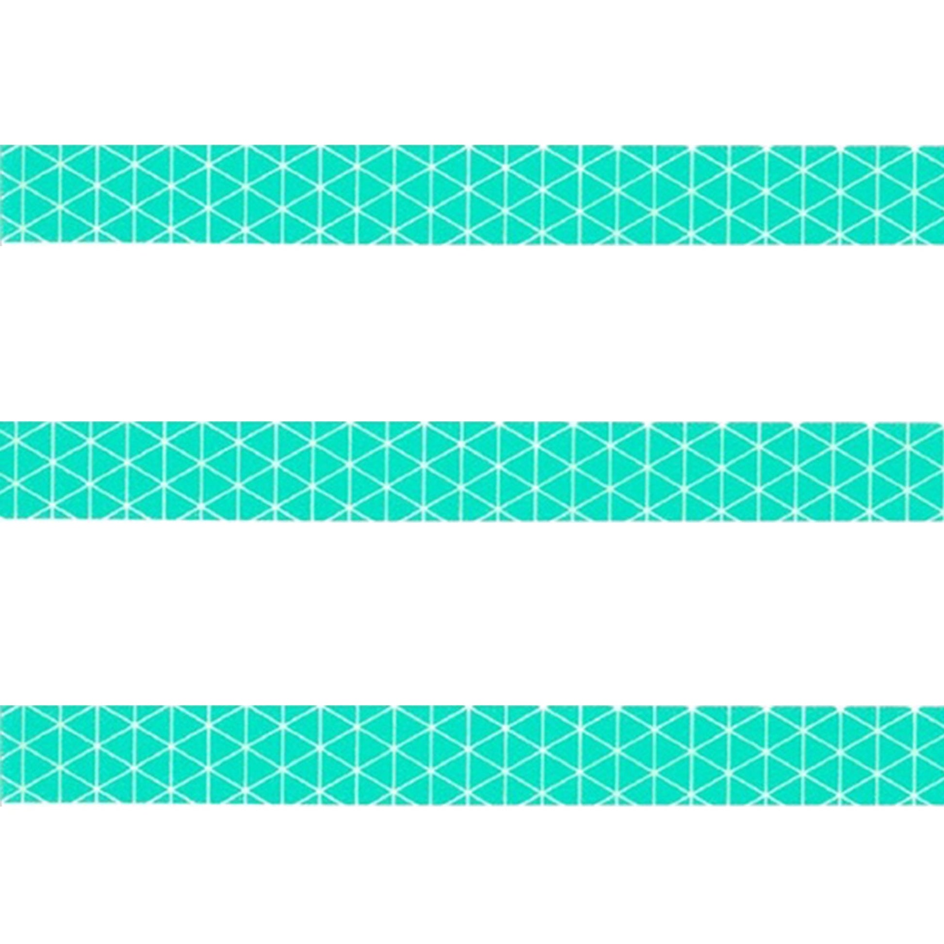 MARK'S Masté Washi Tape - Mint Triangle [15mm] - Washi Tapes