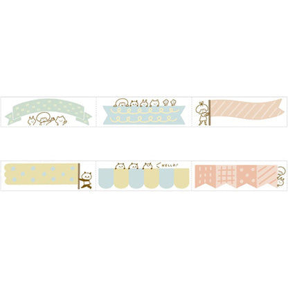 MARK'S Masté x Mizutama Writable Washi Tape - Ribbon & Flag - Washi Tapes