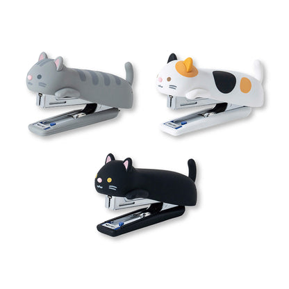 MAX Cat Silicone Cover Stapler HD-10NX - Black Cat - Staplers