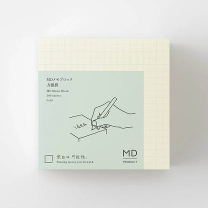 MD Block Memo Pad Grid - Memo Pads
