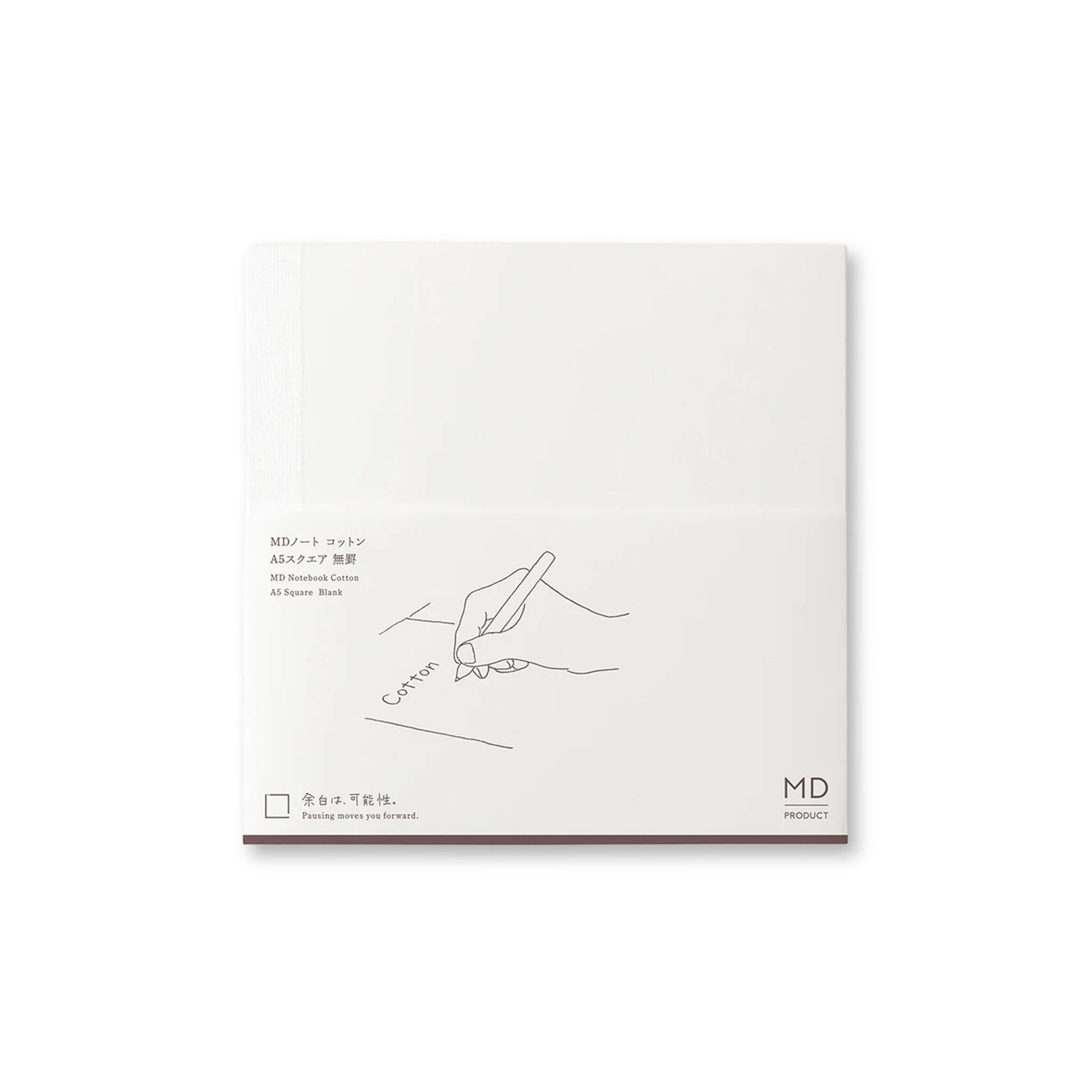 MD Notebook Cotton [A5 Square] Blank - Notebooks