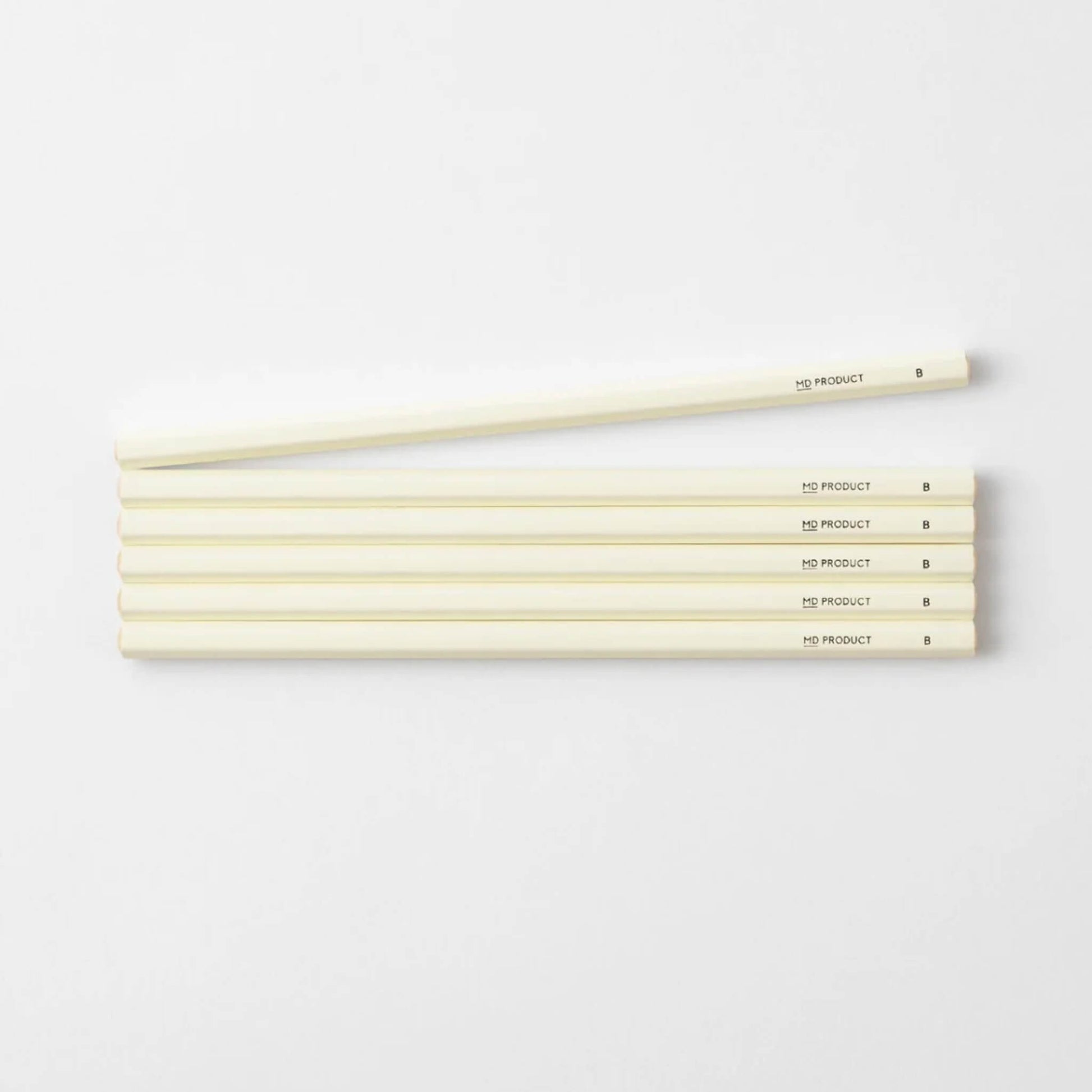 MD Pencil [B] 6 - Piece Set - Wooden Pencils