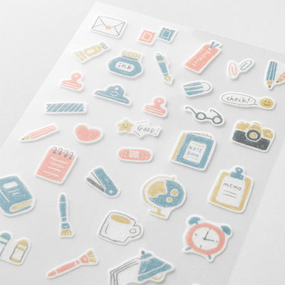 Midori 2 Sheets Washi Stickers - Stationery - Sticker Sheets