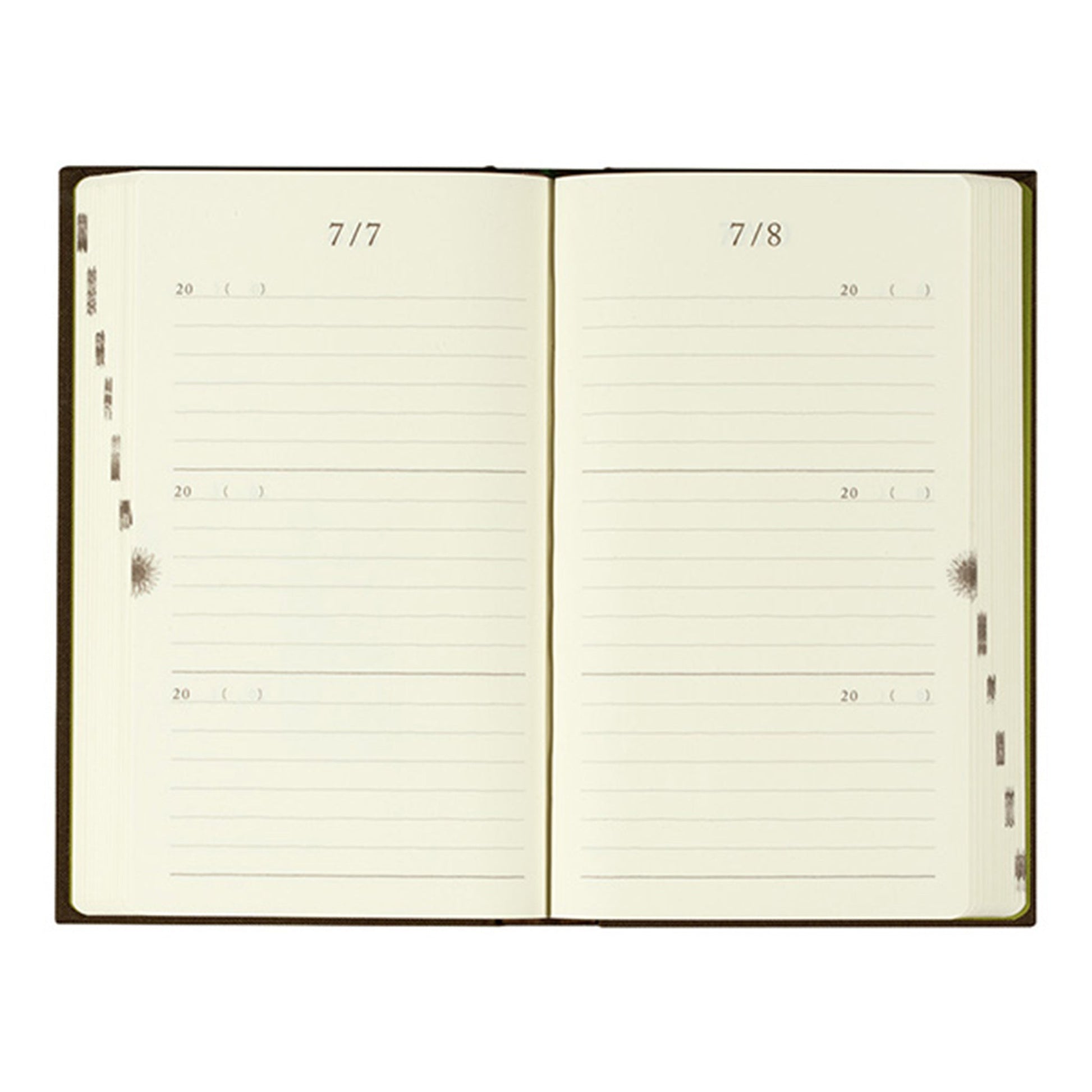 Midori 3 - Year Diary - Gate Brown - Diaries & Planners