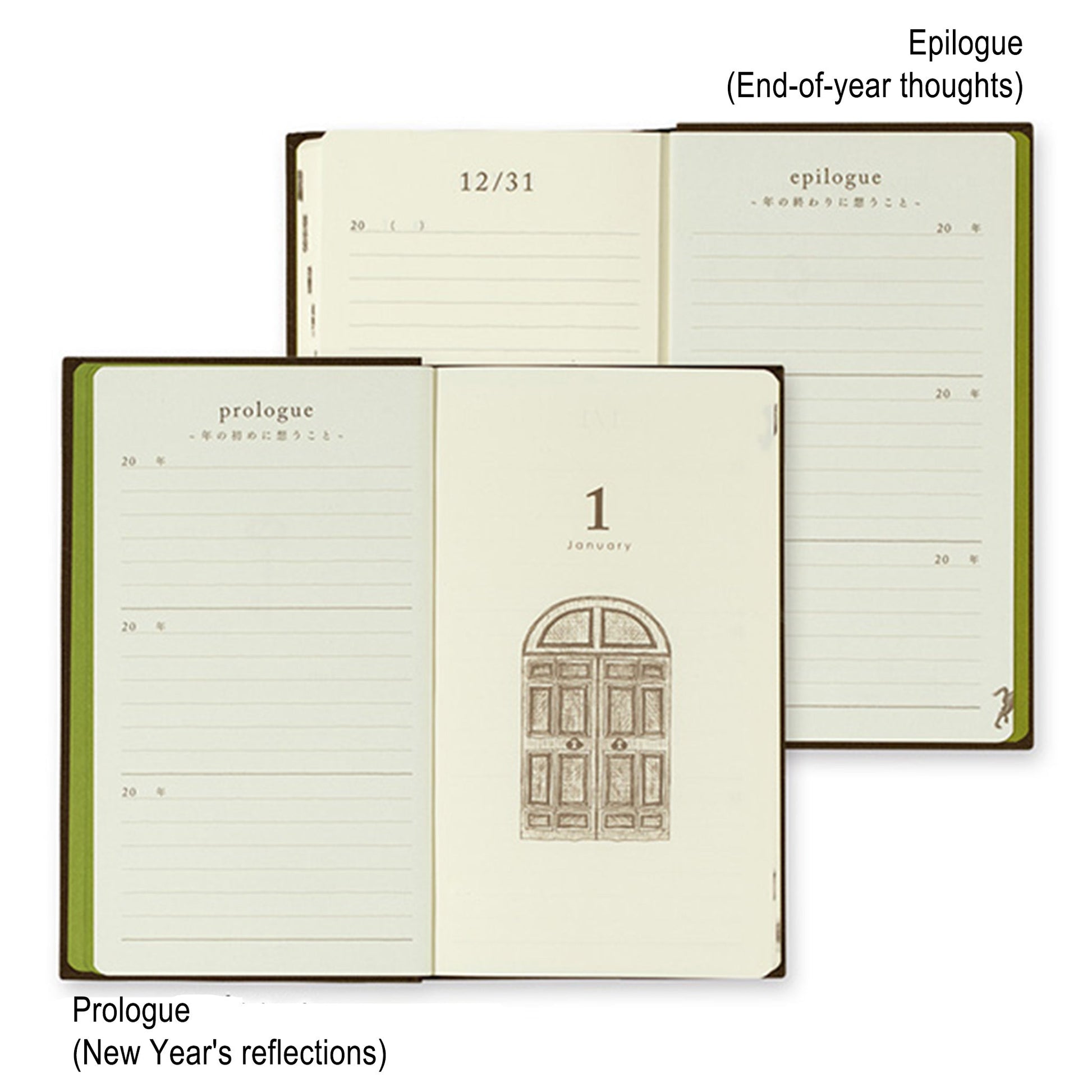 Midori 3 - Year Diary - Gate Brown - Diaries & Planners