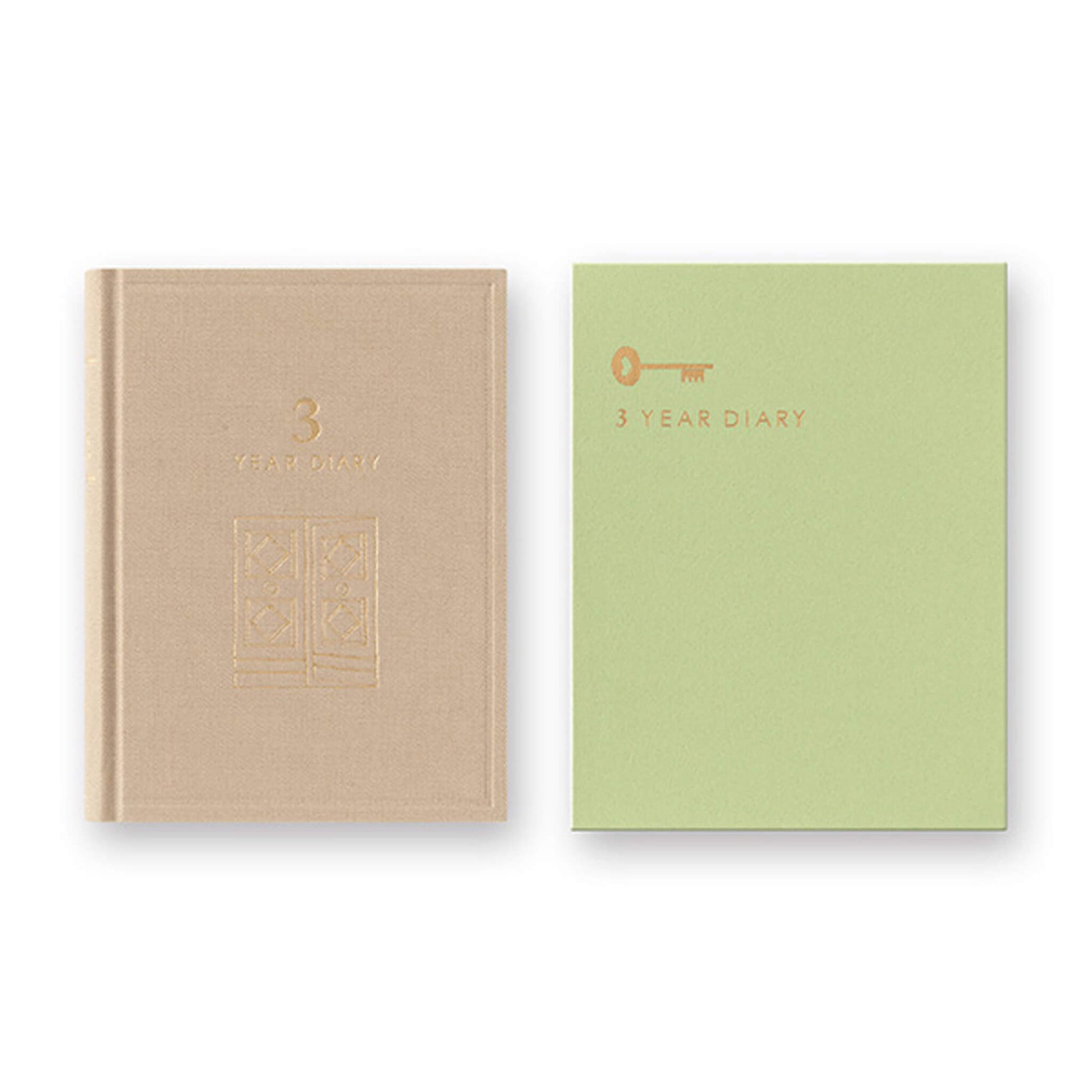 Midori 3 - Year Diary Mini - Gate Beige - Diaries & Planners