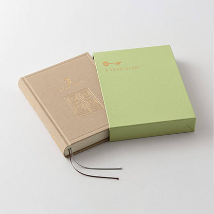 Midori 3 - Year Diary Mini - Gate Beige - Diaries & Planners