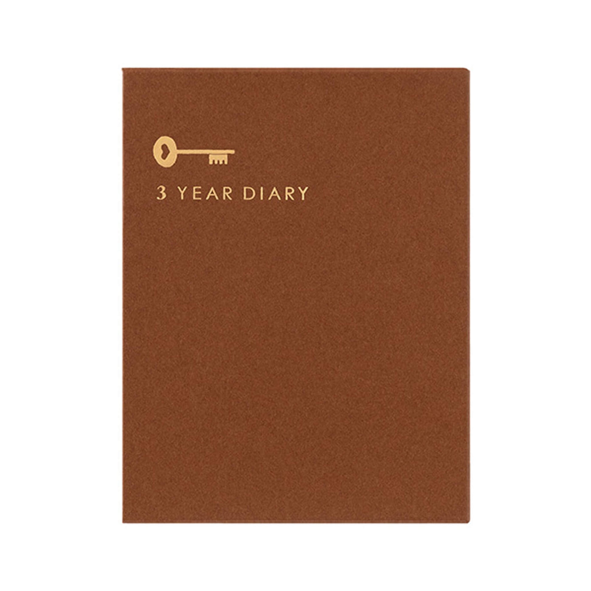 Midori 3 - Year Diary Mini - Gate Blue - Purple - Diaries & Planners