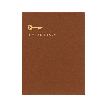 Midori 3 - Year Diary Mini - Gate Blue - Purple - Diaries & Planners