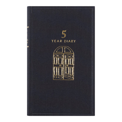 Midori 5 - Year Diary - Gate Black - Diaries & Planners