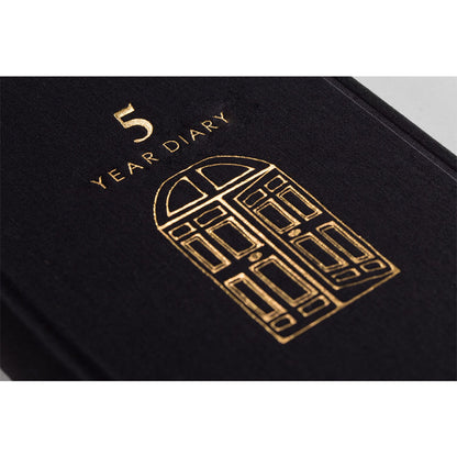 Midori 5 - Year Diary - Gate Black - Diaries & Planners