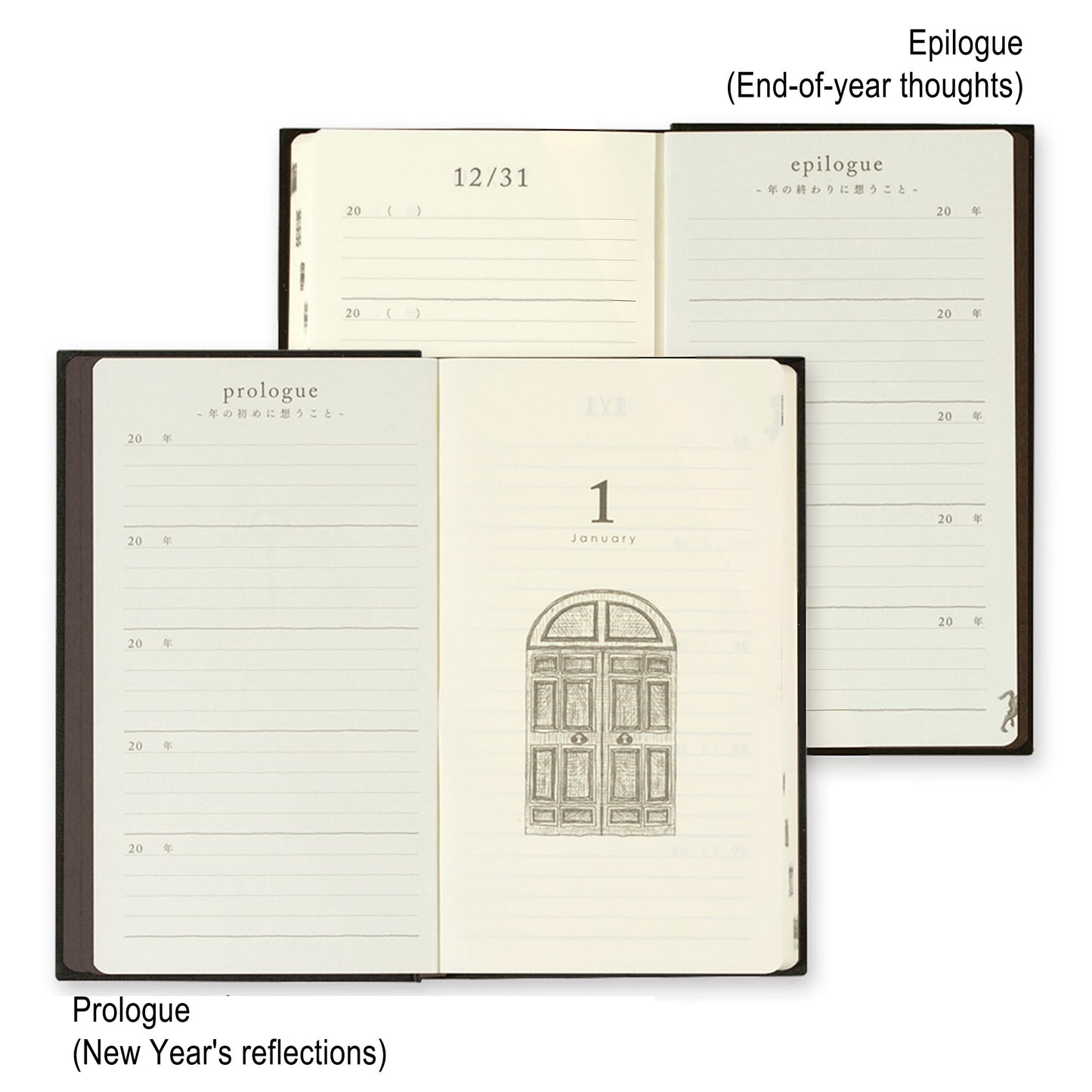 Midori 5 - Year Diary - Gate Black - Diaries & Planners