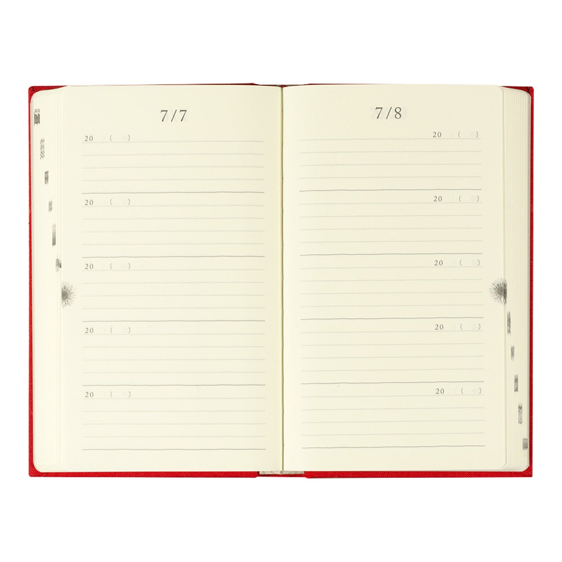 Midori 5 - Year Diary - Gate Red - Diaries & Planners