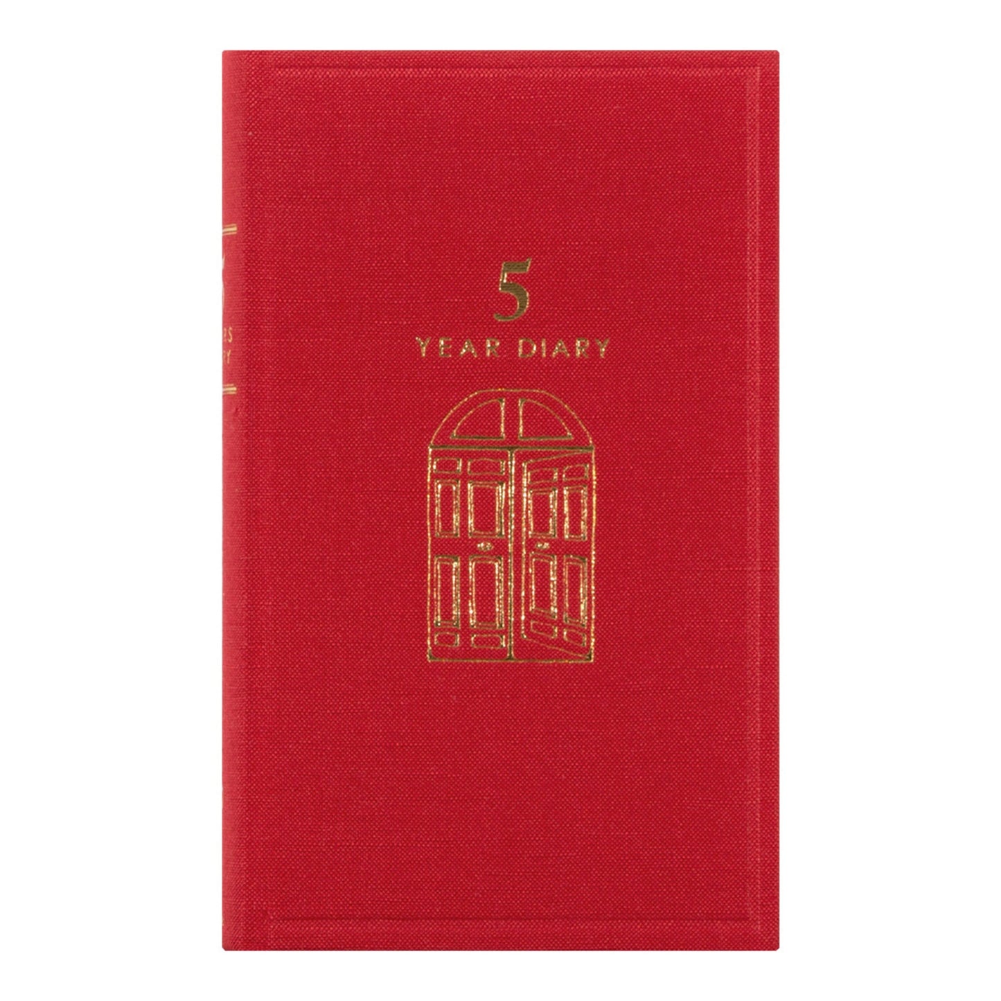 Midori 5 - Year Diary - Gate Red - Diaries & Planners