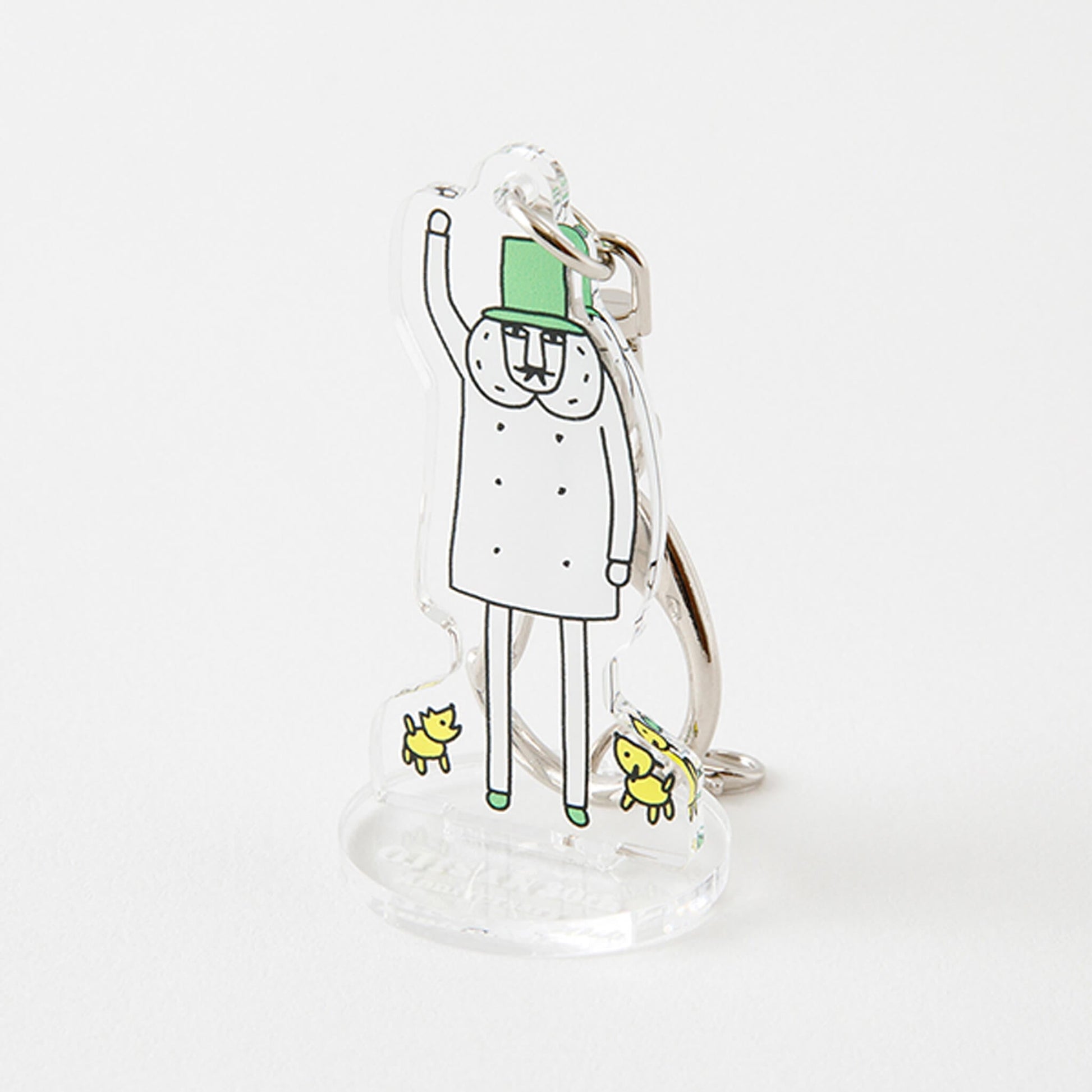 Midori Acrylic keychain Ojisan 30th Anniversary - Ossu Pattern - Keychains