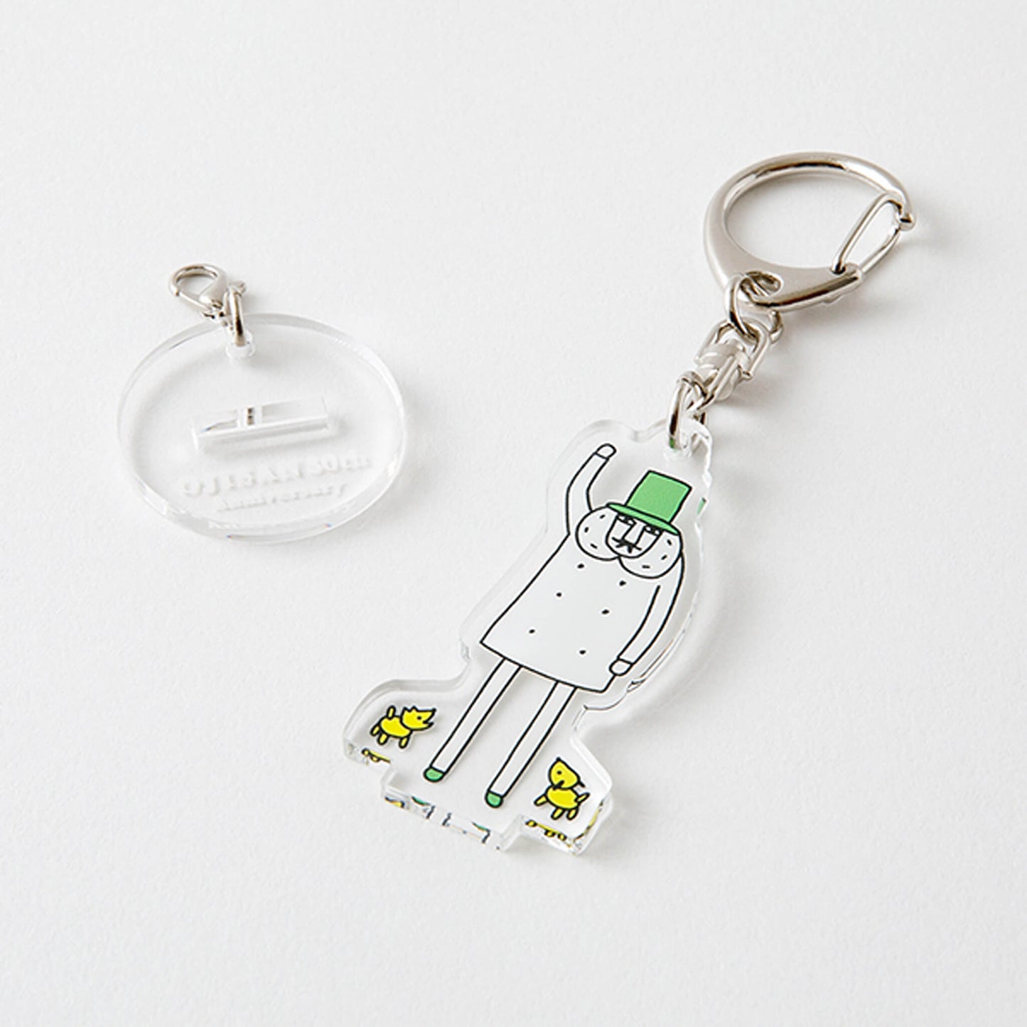 Midori Acrylic keychain Ojisan 30th Anniversary - Ossu Pattern - Keychains