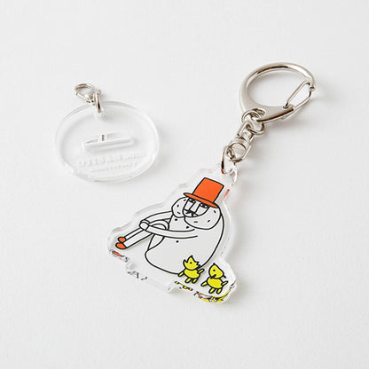 Midori Acrylic keychain Ojisan 30th Anniversary - Sitting Pattern - Keychains