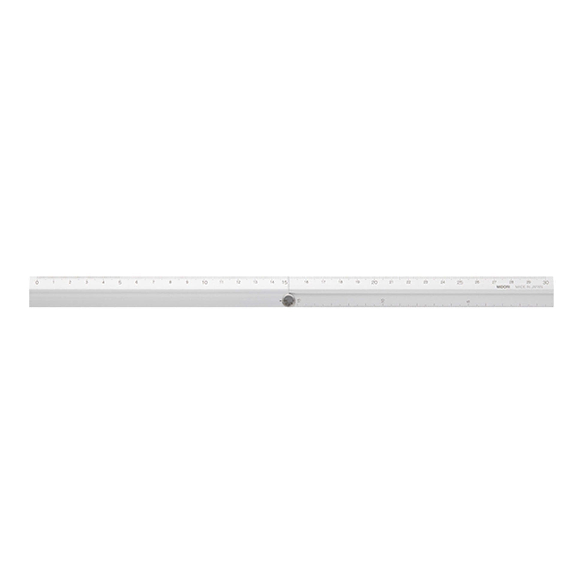 Midori Aluminium Multi Ruler 30cm - Black - Rulers
