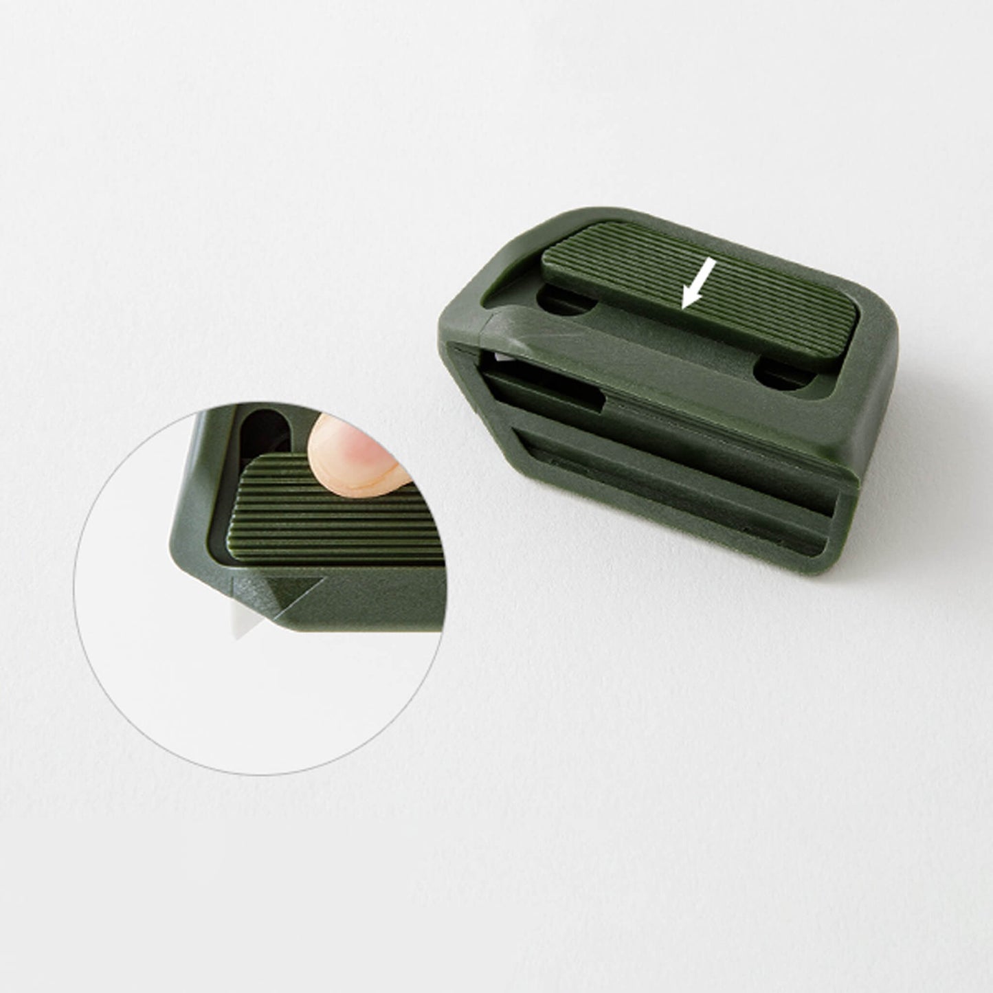 Midori Box Cutter Khaki - Paper Cutters & Scissors