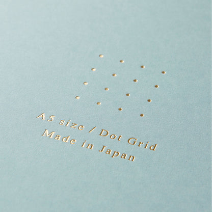 Midori Color Dot Ring Notebook A5 - Blue - Notebooks
