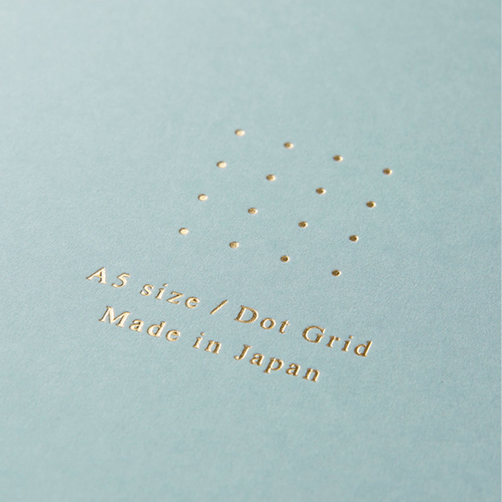 Midori Color Dot Ring Notebook A5 Dotted Blue - Notebooks