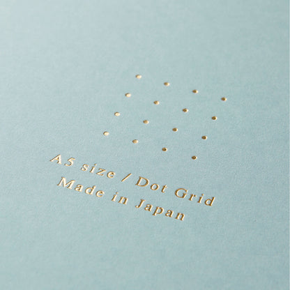 Midori Color Dot Ring Notebook A5 Dotted Blue - Notebooks