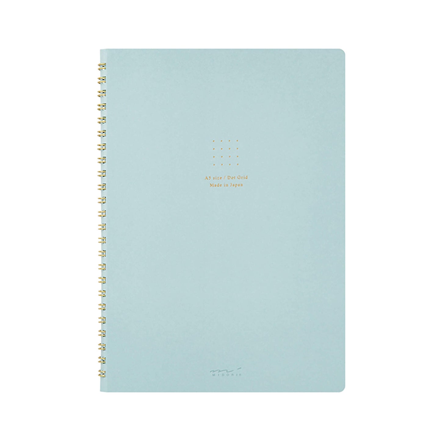 Midori Color Dot Ring Notebook A5 Dotted Blue - Notebooks