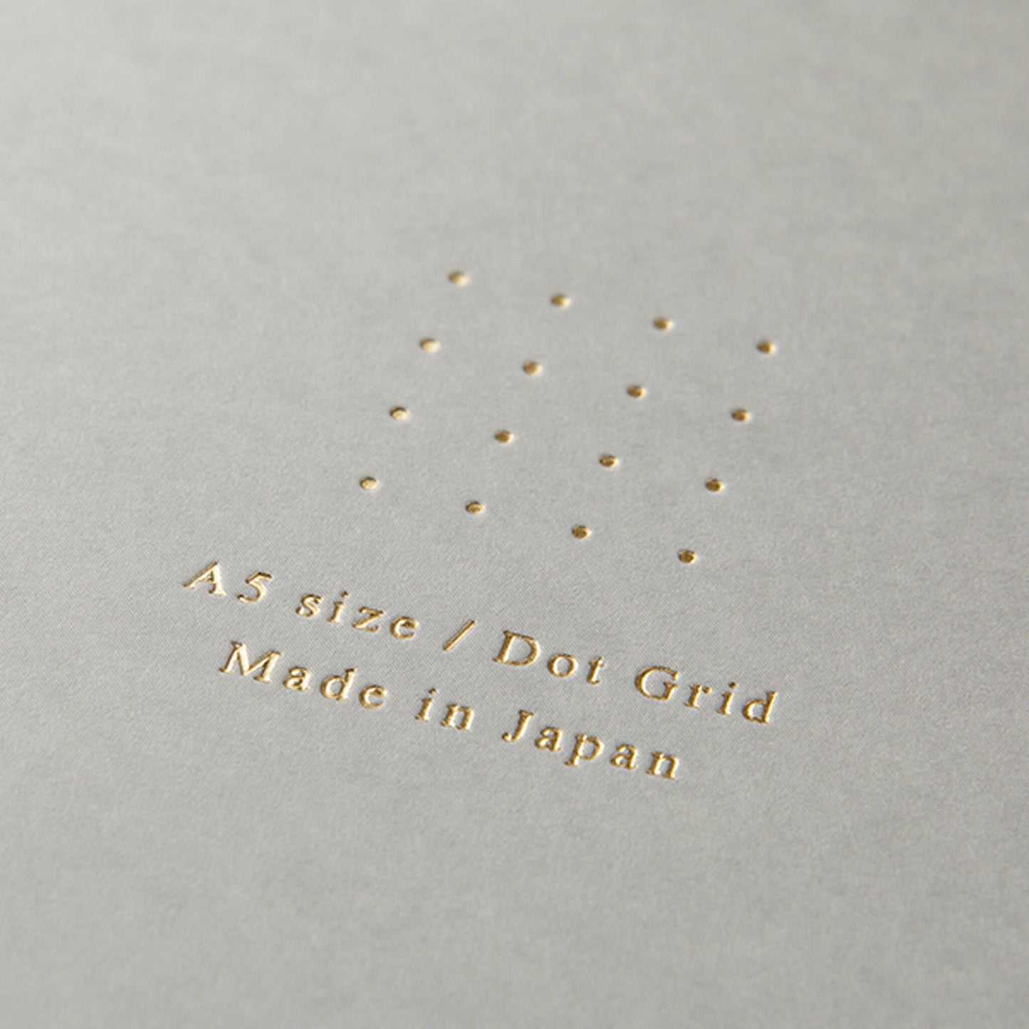 Midori Color Dot Ring Notebook A5 Dotted Gray - Notebooks