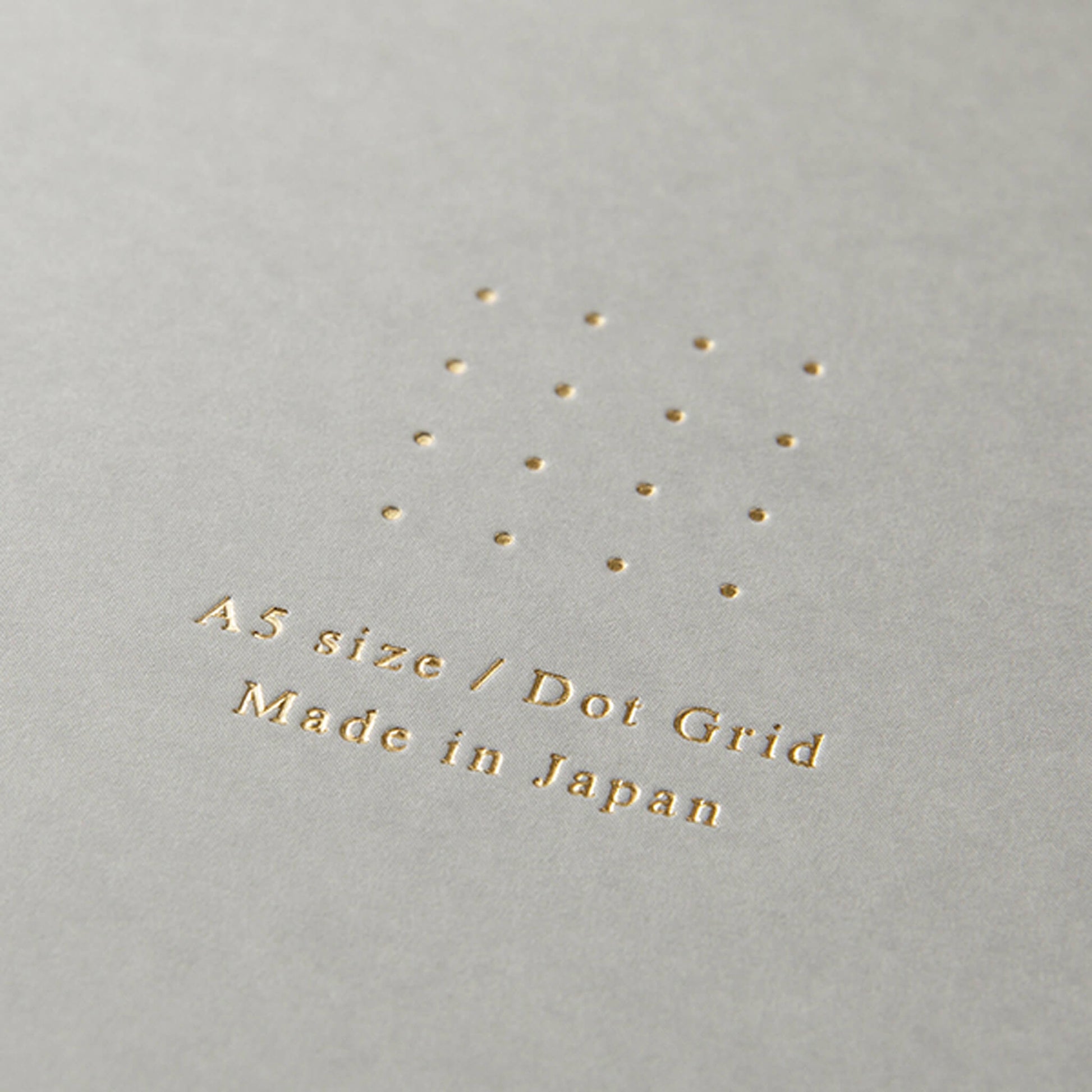 Midori Color Dot Ring Notebook A5 Dotted Gray - Notebooks