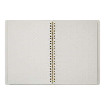 Midori Color Dot Ring Notebook A5 Dotted Gray - Notebooks