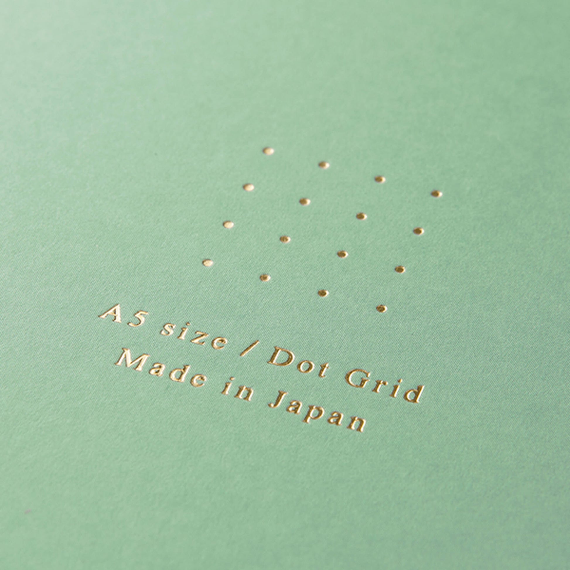 Midori Color Dot Ring Notebook A5 Dotted Green - Notebooks