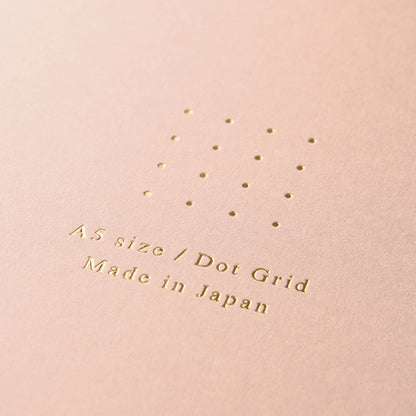 Midori Color Dot Ring Notebook A5 Dotted Pink - Notebooks