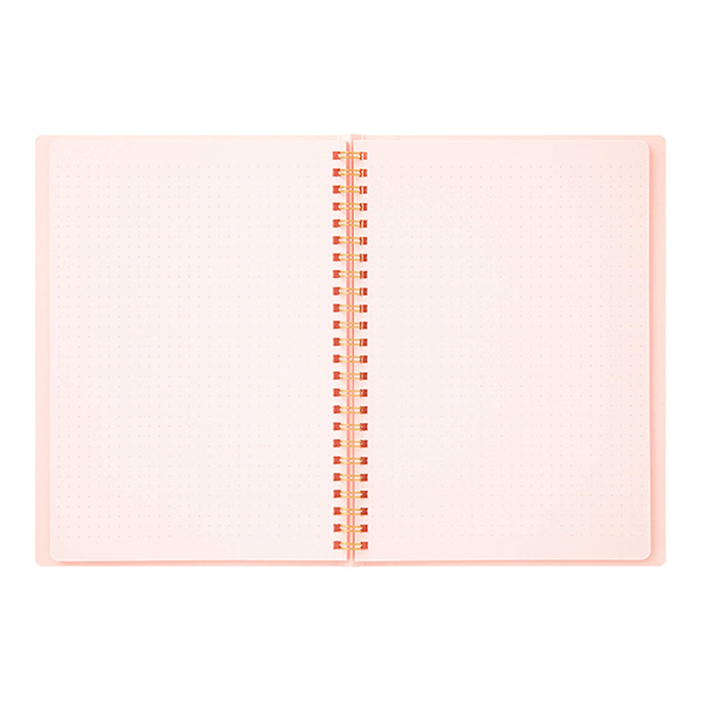 Midori Color Dot Ring Notebook A5 Dotted Pink - Notebooks