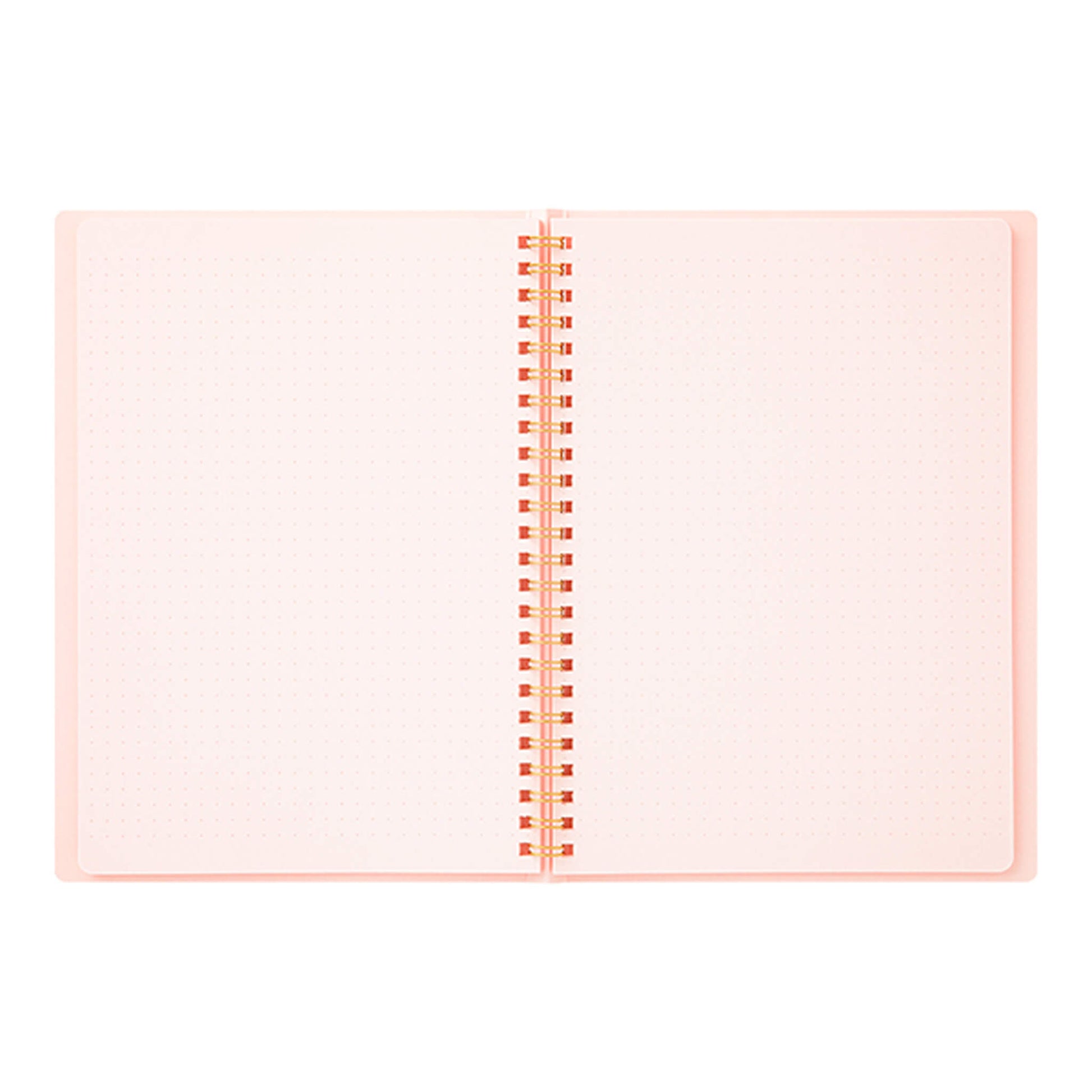 Midori Color Dot Ring Notebook A5 Dotted Pink - Notebooks