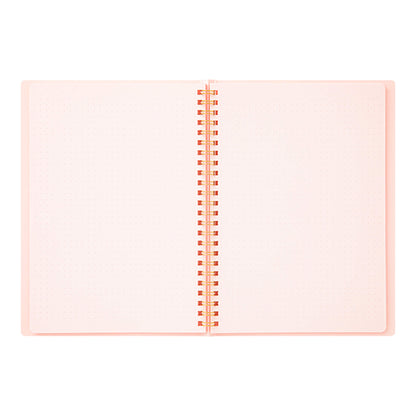 Midori Color Dot Ring Notebook A5 Dotted Pink - Notebooks