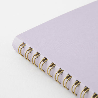 Midori Color Dot Ring Notebook A5 Dotted Purple - Notebooks